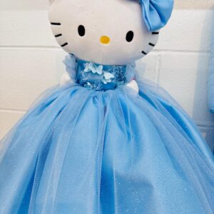 peluche de gato azul