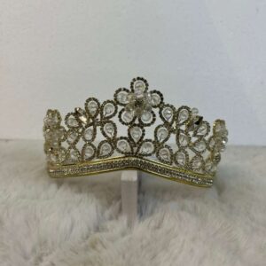 corona de gala con base plateada copy